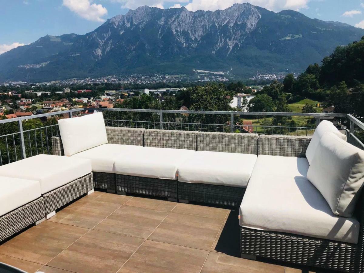 Alpen Panorama View Luxury House With Green Garden Buchs  Exteriör bild